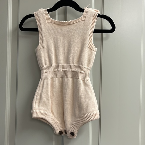 Pom Pom Nordic Knit Baby Onesie Sweater - Picture 9 of 9